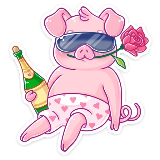 🍾 Стикер «Тимоша» для Telegram