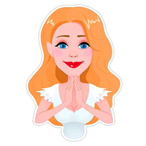 🙏 Стикер «Тина Кароль» для Telegram