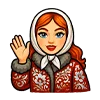 ❤️ Эмодзи «Русский стиль» для Telegram