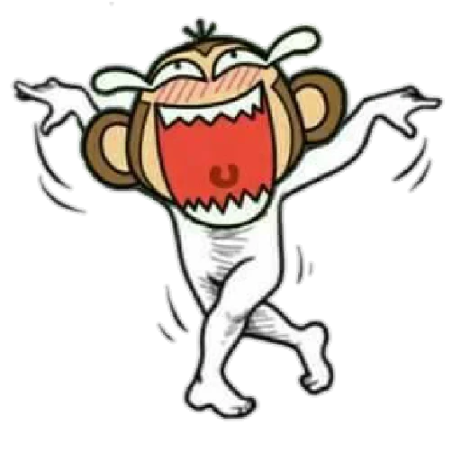 Стикерпак monkey для Telegram