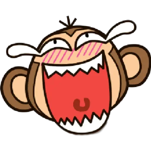 🐵 Стикер «monkey» для Telegram