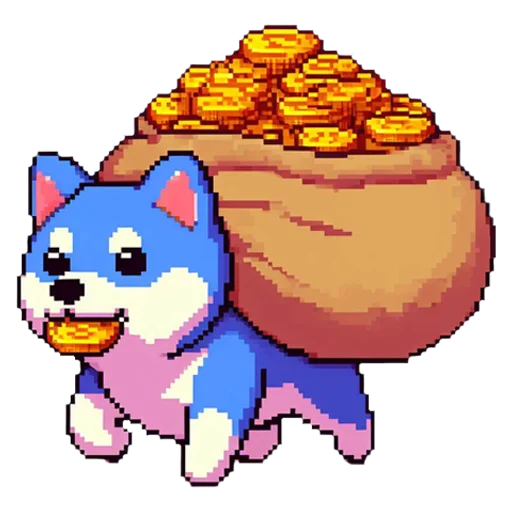 🤑 Стикер «TINU» для Telegram