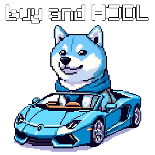 🏎 Стикер «TINU» для Telegram