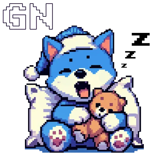 😴 Стикер «TINU» для Telegram