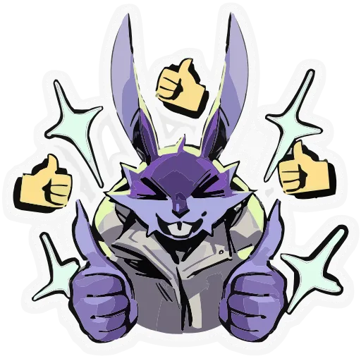 🐰 Эмодзи «Зайчик Tiny Bunny» для Telegram