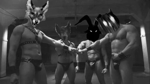 😎 Стикер «мальчики зайчики / Tiny Bunny» для Telegram