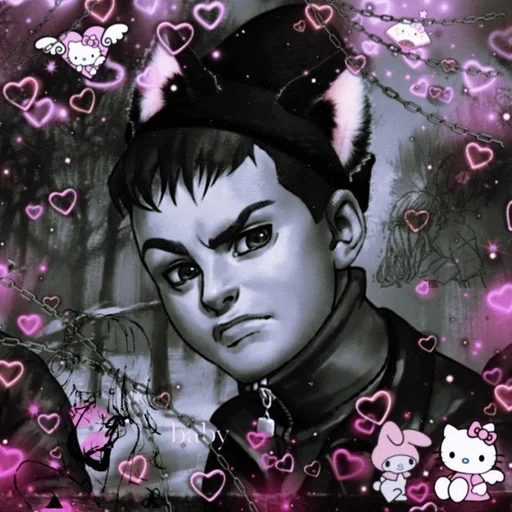 💕 Стикер «мальчики зайчики / Tiny Bunny» для Telegram