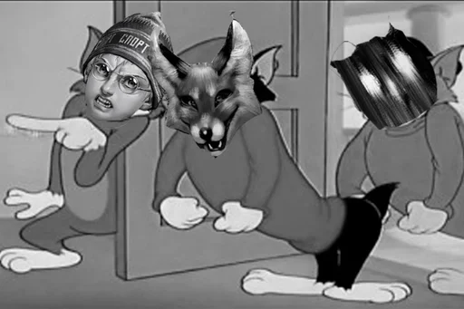 🤬 Стикер «мальчики зайчики / Tiny Bunny» для Telegram