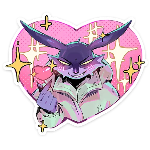 ❤ Стикер «Зайчик - Tiny Bunny» для Telegram