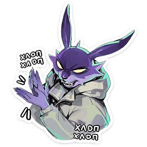 👏 Стикер «Зайчик - Tiny Bunny» для Telegram