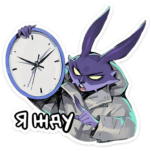😑 Стикер «Зайчик - Tiny Bunny» для Telegram