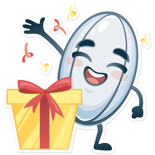 🥳 Стикер «Tiny Melon» для Telegram