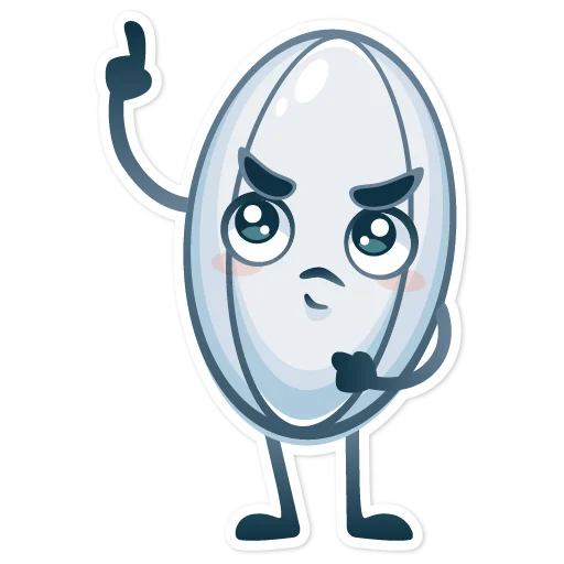 ☝️ Стикер «Tiny Melon» для Telegram