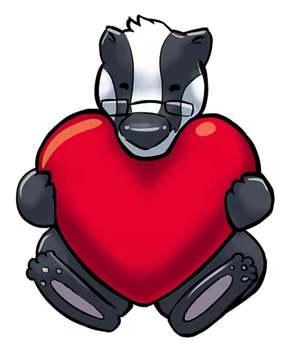 ❤ Стикер «Tiny Bauson» для Telegram
