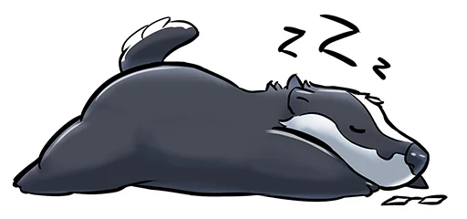 😴 Стикер «Tiny Bauson» для Telegram