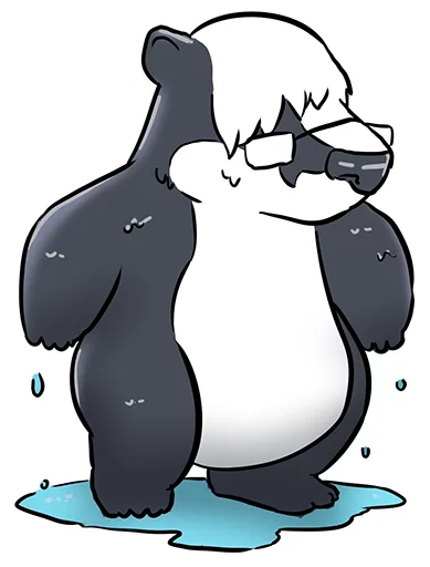 ☂️ Стикер «Tiny Bauson» для Telegram