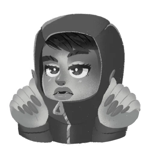 🤗 Стикер «Tiny Bunny / Зайчик №2» для Telegram