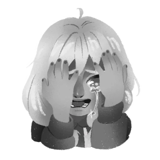 😭 Стикер «Tiny Bunny / Зайчик №2» для Telegram