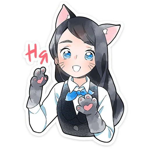 😻 Стикер «Полина Морозова» для Telegram