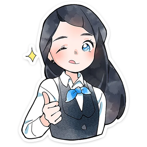 👍 Стикер «Полина Морозова» для Telegram