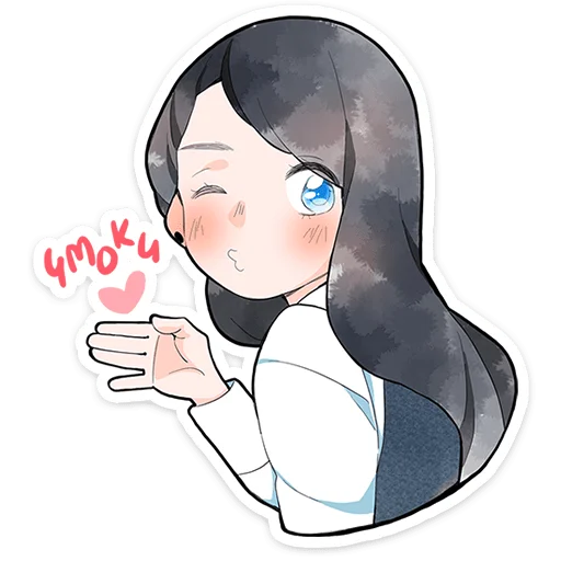 😘 Стикер «Полина Морозова» для Telegram