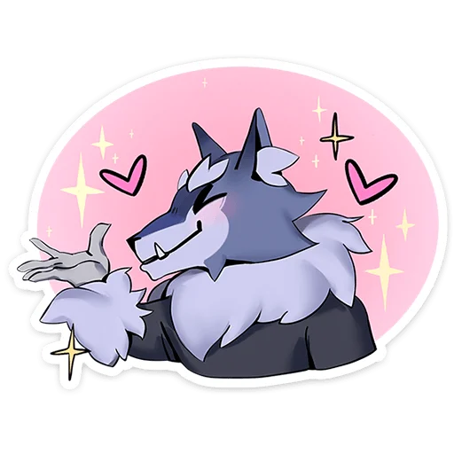 🐺 Стикер «Волчик» для Telegram