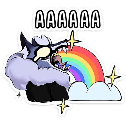 🐺 Стикер «Волчик» для Telegram