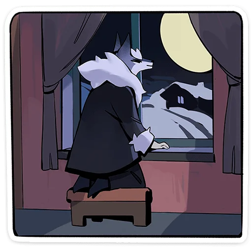 🐺 Стикер «Волчик» для Telegram