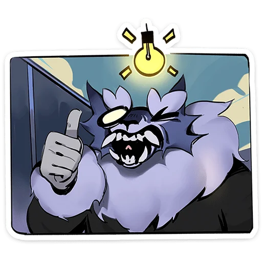 🐺 Стикер «Волчик» для Telegram