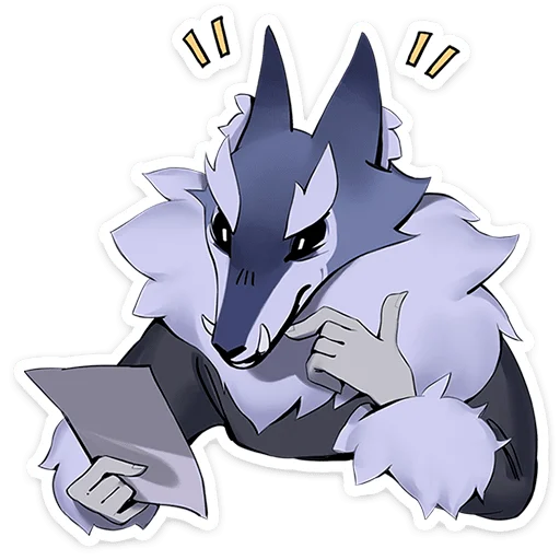 🐺 Стикер «Волчик» для Telegram