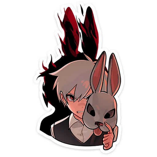 🌟 Стикер «Антон - Tiny Bunny» для Telegram