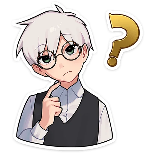 🤨 Стикер «Антон - Tiny Bunny» для Telegram