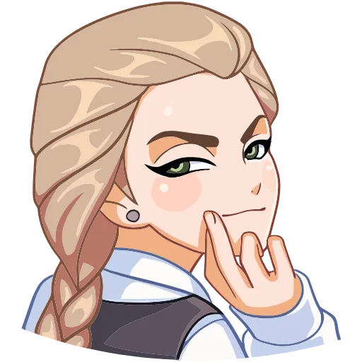 🖕 Эмодзи «Катя» для Telegram