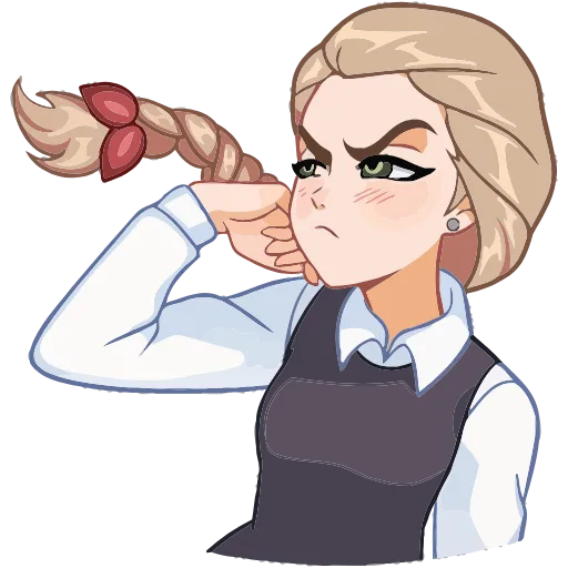 😡 Эмодзи «Катя» для Telegram