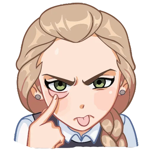 👀 Эмодзи «Катя» для Telegram