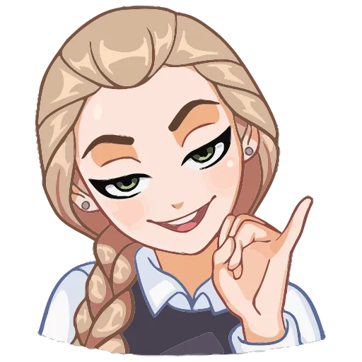 ☺️ Эмодзи «Катя» для Telegram