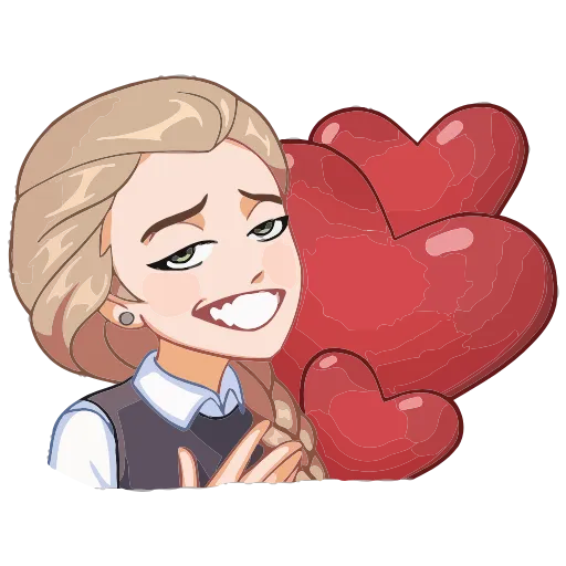 ❤️ Эмодзи «Катя» для Telegram