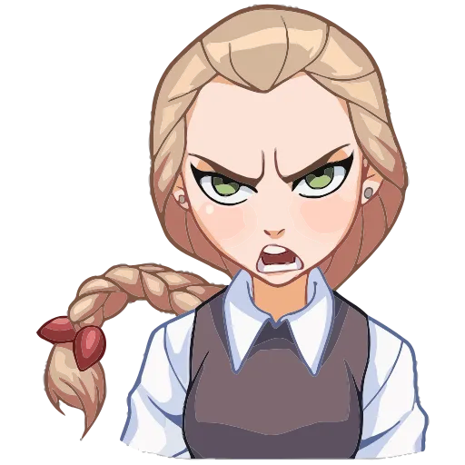 😡 Эмодзи «Катя» для Telegram