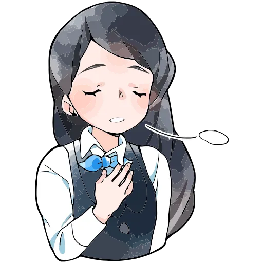 😔 Эмодзи «Полина» для Telegram