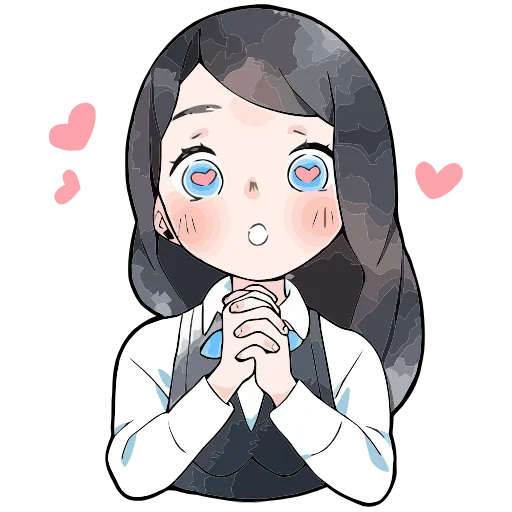 😍 Эмодзи «Полина» для Telegram