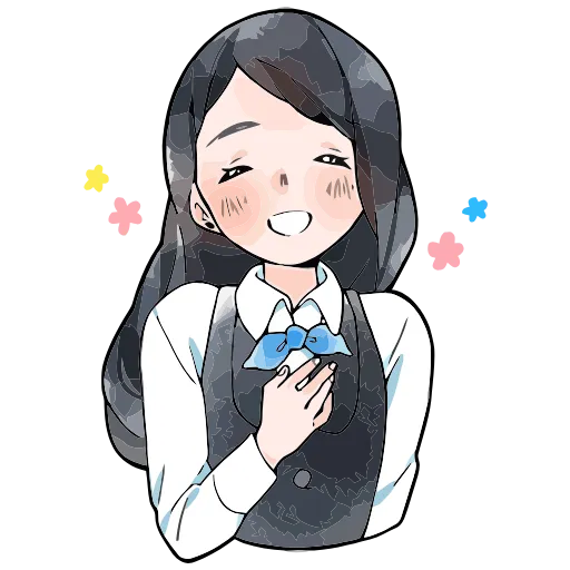 😊 Эмодзи «Полина» для Telegram