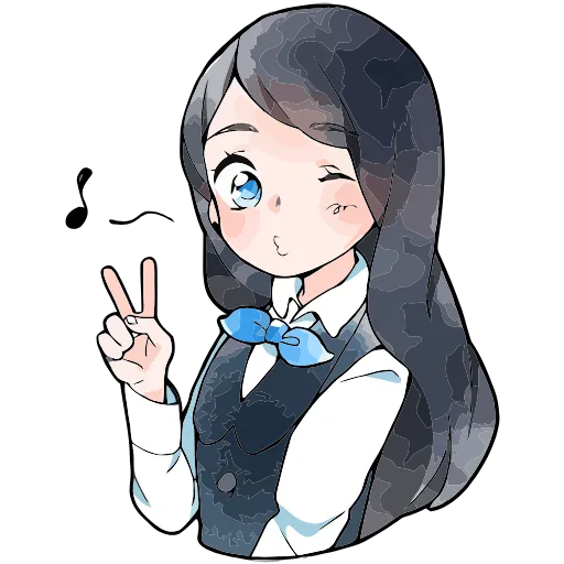 ✌️ Эмодзи «Полина» для Telegram
