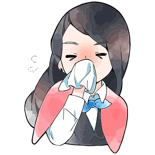 🤧 Эмодзи «Полина» для Telegram