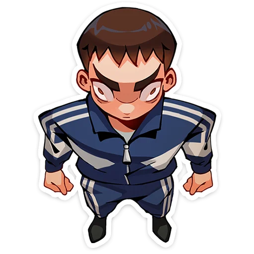 👊 Стикер «Рома из Tiny Bunny» для Telegram