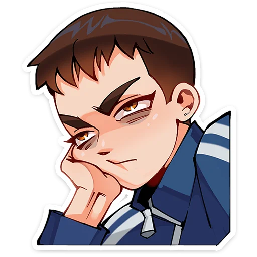 🥱 Стикер «Рома из Tiny Bunny» для Telegram