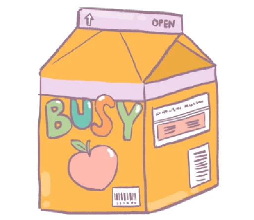 💭 Стикер «tiny reminder» для Telegram
