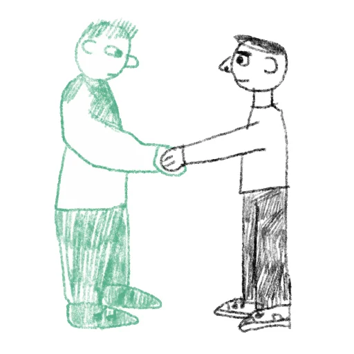 🤝 Стикер «Типа я» для Telegram