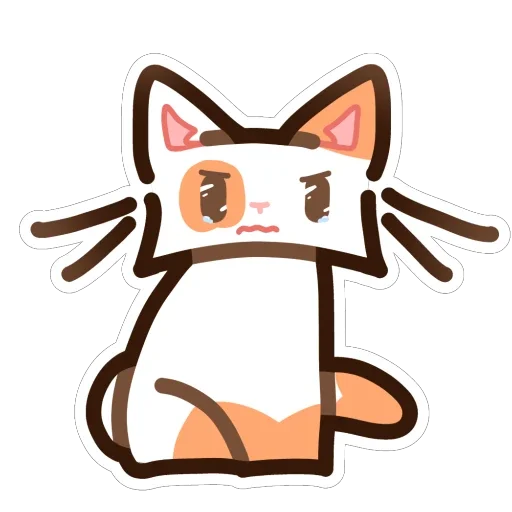 😢 Стикер «Котек» для Telegram