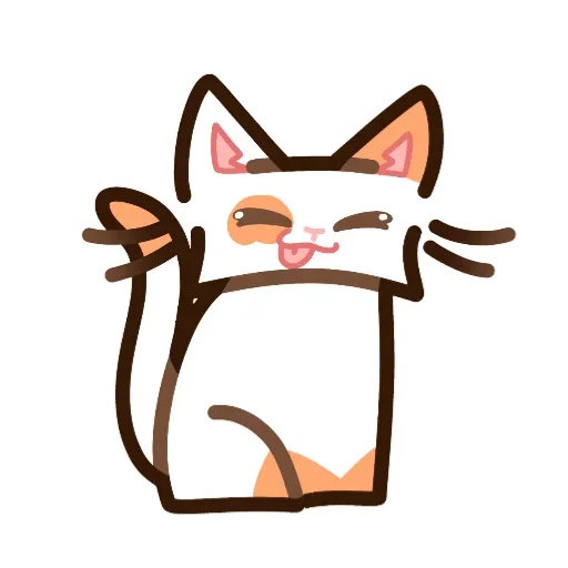 😋 Стикер «Котек» для Telegram