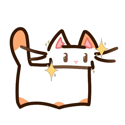 🤩 Стикер «Котек» для Telegram